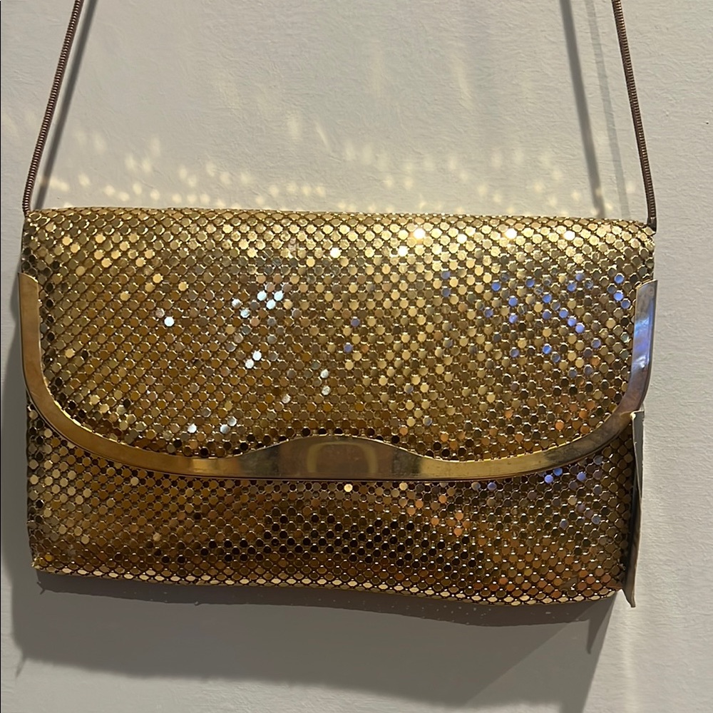 Vintage Gold Chain Crossbady Bag